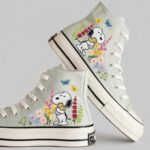 Snoopy Hand-Embroidered Converse Chuck Taylor 1970s - All Star Classic