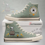 Snoopy Hand-Embroidered Converse Chuck Taylor 1970s - All Star Classic