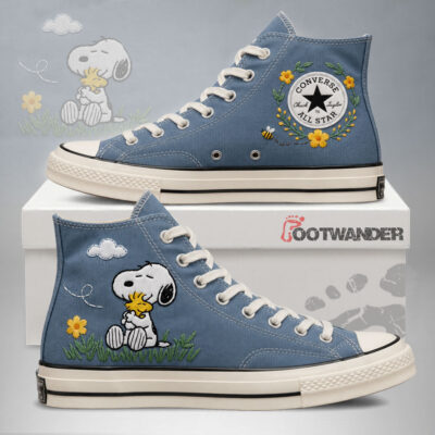 Snoopy Hand-Embroidered Converse Chuck Taylor 1970s - All Star Classic