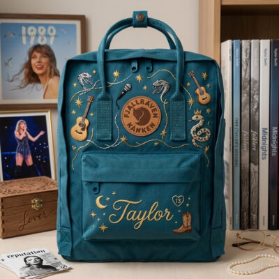 Taylor Swift Fjallraven Kanken Hand-Embroidered Backpack