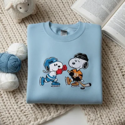Custom Embroidered Snoopy T-Shirt, Sweatshirt, Hoodie